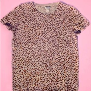 J. Crew shirt sleeve sweater